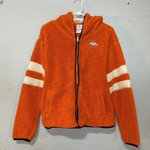 Denver Broncos NFL Teens Apparel Fleece Jacket Sz XL 15/17